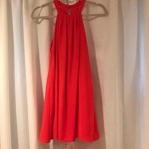 Halter neck mini dress